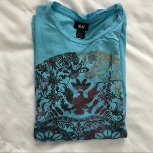 H&M Skull Pattern Tee